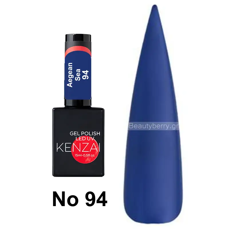 Kenzai UV Gel Nail Polish No 94 Aegean Sea 15ml